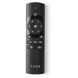 faro BARCELONA Rocker 132 cm Deckenventilator Schwarz/Nussbaum