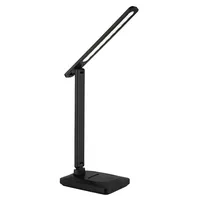 GLOBO Tischleuchte Wohnzimmerlampe schwarz Touchdimmer Akku verstellbar LED H