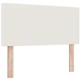 vidaXL Kopfteil Schlichtes Design Creme 100 cm Cordstoff