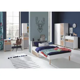 masseno Drehtürenschrank SANNIO 120 x 190 x 50 cm Weiß