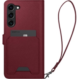 Spigen Wallet S Plus für Samsung Galaxy S23+ burgundy (ACS05678)