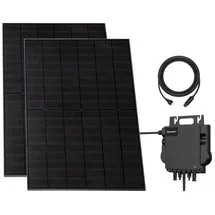 Vale Balkonkraftwerk Bifazial 900 W inkl. Growatt Neo 800M-X Wechselrichter + 2 x 450 W Solarpanels