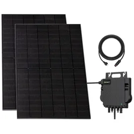 Vale Balkonkraftwerk Bifazial 900 W inkl. Growatt Neo 800M-X Wechselrichter + 2 x 450 W Solarpanels