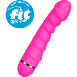 G-Punkt-Vibrator aus Silikon, 16 cm, pink
