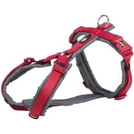 Trixie Premium Trekking Geschirr Rot/Grau M