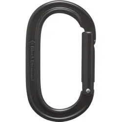 Black Diamond Oval Keylock Carabiner black (0002) ALL