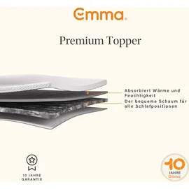 Emma Premium Topper 180 x 200 cm weiß