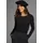 LAURA SCOTT Langarmbody Figurbetont Schwarz 38