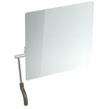 Hewi Kippspiegel 802.01.100L84 725x741x73mm, Hebel links, umbra
