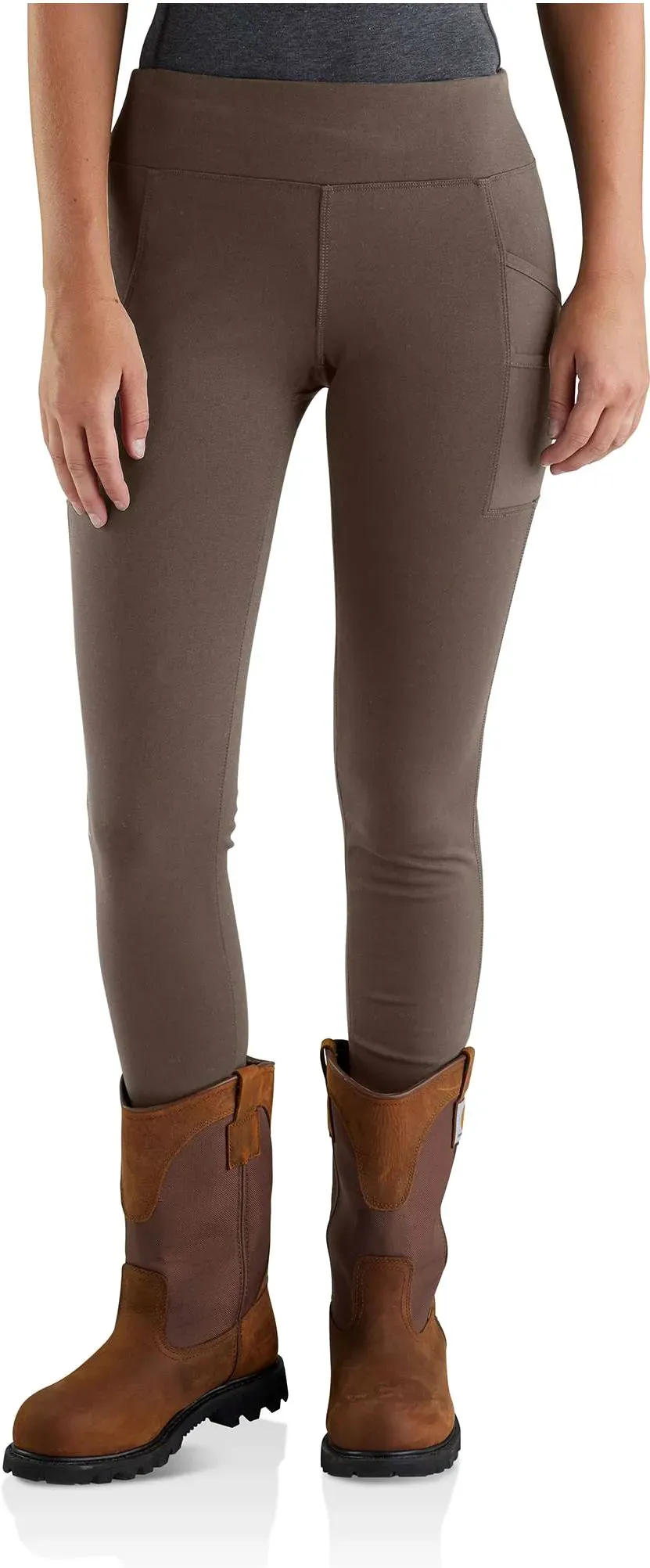 Carhartt Force Utility, leggings femmes - Gris Foncé - XL