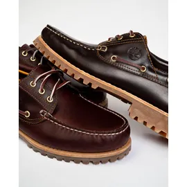 Timberland Authentics 3 Eye Classic Lug Brown Pull Up), 41