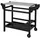 Costway Grillwagen 54 x 54 cm Holz/Metall Schwarz