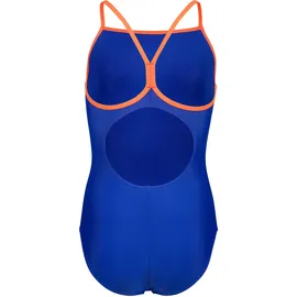 Arena Light Drop Badeanzug Neon Blue/Team Orange 128