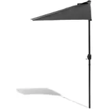 Sonnenschirm UV halbrund 23 x 27m anthrazit
