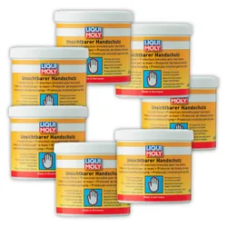 7x 650ml LIQUI MOLY 3334 Handschutz Unsichtbarer Handschutz Werkstatt Anti Fett