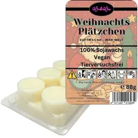 WonderWax Duftwachs WonderWax® Duftwachs Weihnachten 6 Kreise, (Weihnachtsplätzchen), Duftrichtung: Weihnachtspudding