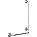 Brillantbad BELP Duschgriff Steckbar Rechts Edelstahl gebürstet mit Abdeckung 110x630x890 mm, 120 kg Traglast für Bad & WC >> zum Bohren