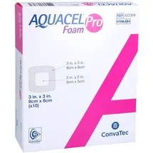 B2B Medical GmbH Aquacel Foam Pro 8x8 cm Hydrofiber Schaumverband