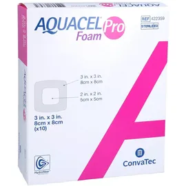 B2B Medical GmbH Aquacel Foam Pro 8x8 cm Hydrofiber Schaumverband