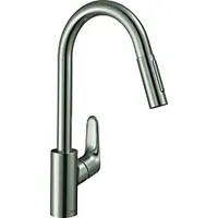 Hansgrohe Focus M41 240 31833800 Ausziehbrause 2jet edelstahl-optik