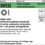 NORD-LOCK X-series Scheiben NLX6sp 6,3 x 13,5 x 1,77 100 Stück