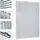 Sekey Aluminium-Jalousie 85 x 160 cm Silber