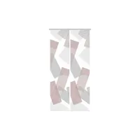 Vision Schiebegardine »NAYAH«, (2 St.), SET,SCHIEBEVORHANG,BAMBUS,DIGITALDRUCK, rot