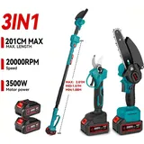 Elektro Kettensäge 3500w Teleskop 3in1 Garten Baumschnitt Makita