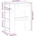 vidaXL Bartisch mit Regal 90 x 40 x 103,5 cm Braun