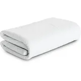 MSS e.K. hochwertiger Topperbezug Classic | 180 x 200 x 5 cm | mit Reißverschluss | aus weicher Mikrofaser | Stoffdichte: 212 g/m2 | Flauschige Karosteppung | waschbar 60°C | schadstoffgeprüft