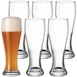 Leonardo Weizenbierglas 0,5l Biergläser 6er Set Gläser 6 ct