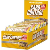 Body Attack Carb Control Crispy Caramel Riegel 15 x 100 g