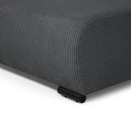 beautysofa Ecksofa BENNY Polyester U-Form 3-Sitzer Grau