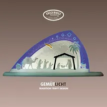Weigla Lichterbogen LED Christi Geburt 47 x 22 x 8,2 cm
