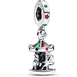 Pandora 793586C01 Silber Dangle Charm Karussell