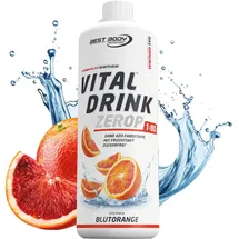 Best Body Nutrition Low Carb Vital Drink Blutorange 1000 ml