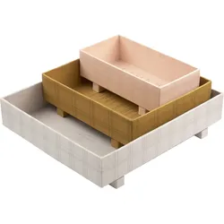 Gyo Organizer beige-rosa 3 St.