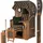 Mr. Deko Strandkorb Komplettset - bene living - Ammersee Single Teak - PE grau - Modell 506 - inkl. Liftersystem