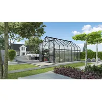 Vitavia Gewächshaus Diana 11500 Schwarz 11,5 m2 inkl. Fundament