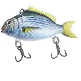 3D VIB Swimbait Angelköder, realistisches Design mit starker Hakendurchdringung für erfolgreiche Meeresangel-Abenteuer (32g/9cm 6#)