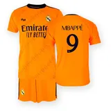 Air Val International Real Madrid 24/25 Mbappe Weg Junior Set - Orange - 12 Jahre