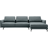 hülsta sofa Ecksofa hs.414 blau|grau 300 cm x 91 cm x 172 cm