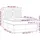 vidaXL Boxspringbett 140 x 200 cm Creme