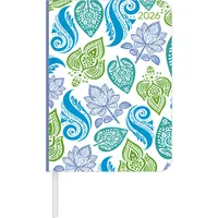 Neumann Daily Journal Paisley 2026 - Taschen-Kalender A6 -