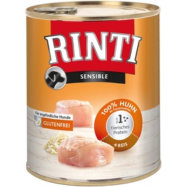 Rinti Sensible Huhn & Reis Nassfutter 12 x 800 g