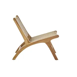 miliboo Loungesessel SUMBA Teakholz 0 x 0 x 0 cm Braun