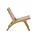 miliboo Loungesessel SUMBA Teakholz 0 x 0 x 0 cm Braun