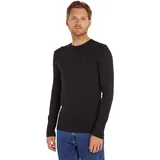 Tommy Hilfiger Tommy Jeans Tjm ORIGINAL RIB LONGSLEEVE Tee Dm0dm04409 Langarm Strickoberteile, schwarz XXL EU