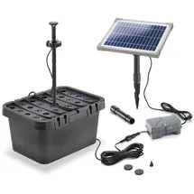 esotec Solar Unterwasser Teichfilterset Profi 5/160 LED, 1,5ah Lifepo Akku 101069