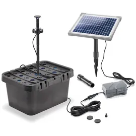 esotec Solar Unterwasser Teichfilterset Profi 5/160 LED, 1,5ah Lifepo Akku 101069